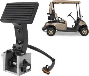 Golf Cart Brake Pedal Assembly, OE: 604689, 610675, 626143, 638210, Metal, for E Z GO RXV Electric Golf Cart 2008 Up,Sturdy Powerful Brake Pedal Assy