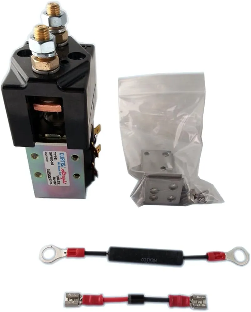 Golf Cart Heavy Duty Solenoid - Albright SW180 Solenoid - Club Car 48v Solenoid - 48v Golf Cart Solenoid - EZGO Solenoid - 48 volt Golf Cart Solenoid - Curtis Contactor - NOT MADE IN CHINA!!!