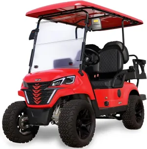Golfjet 4 Passenger Electric Golf Cart Powerful 5000-Watt Electric Motor Built in 48V Battery Golf Utility Buggy Heavy Duty Golf Cart