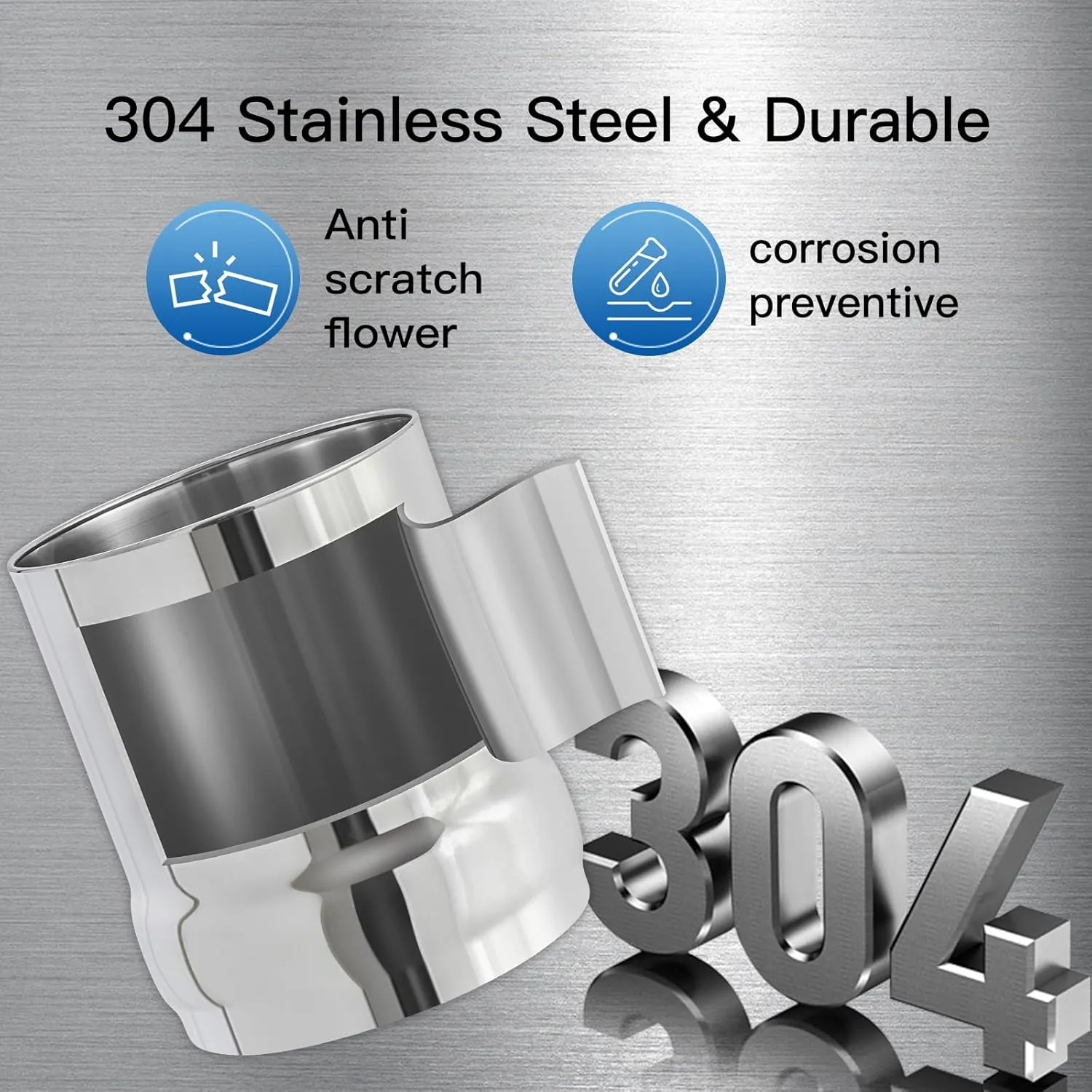 Gravity-fed Water Filter System, Reduces Lead and up to 99% of Chlorine, NSF/ANSI 42&372 Standard, with 2 Black Carbon Filters and Metal Water Level Spigot and Stand, 2.25G Countertop System