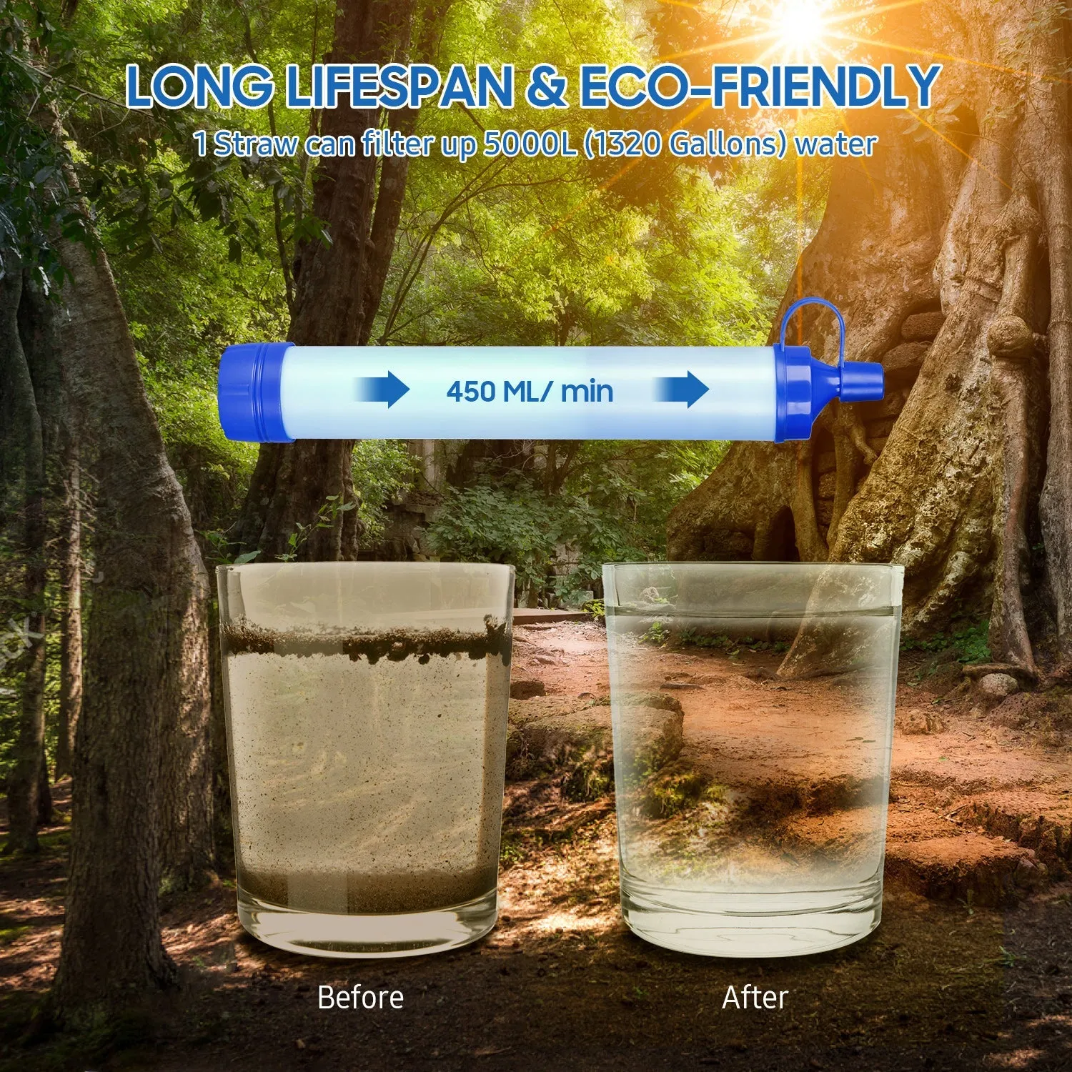 Gravity Water Filter System 3.0L