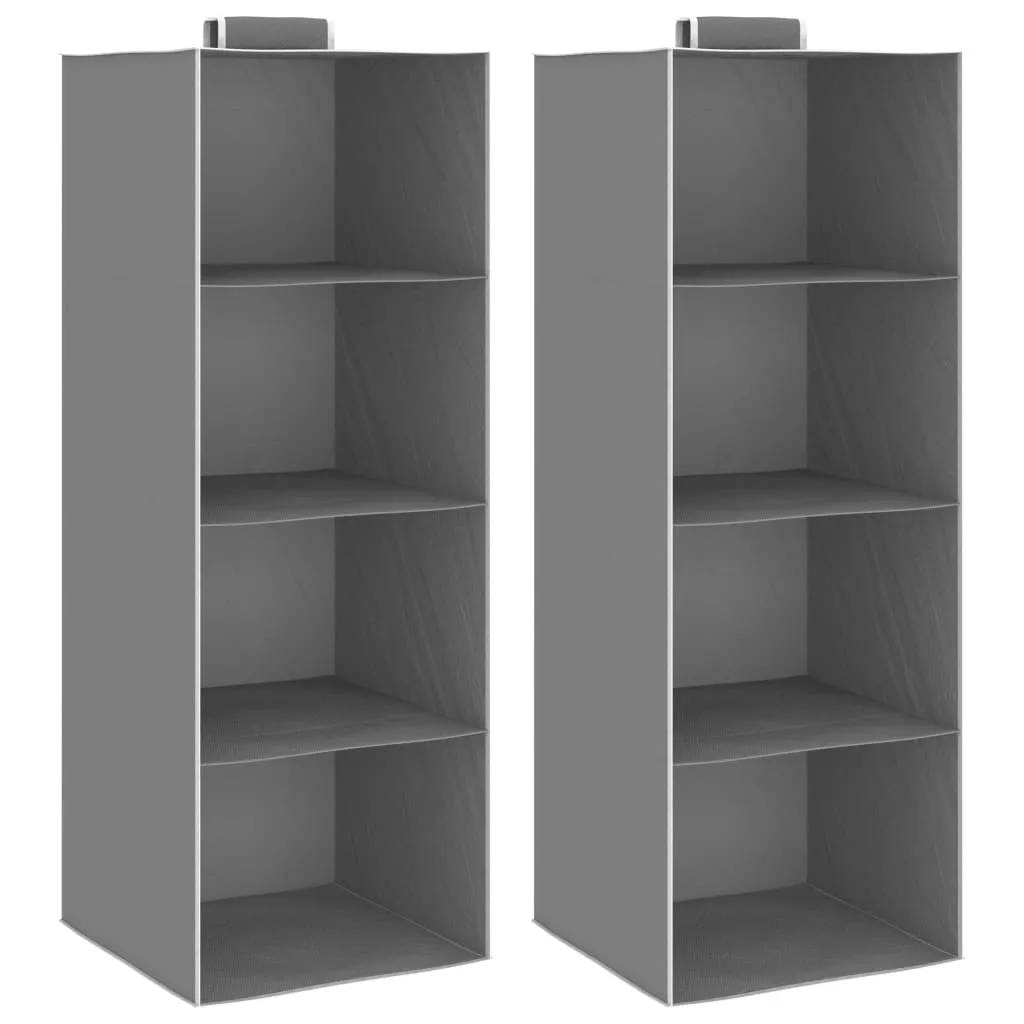 Hanging Closet Organizers Shelf for Coats Blankets Clothing Fabric