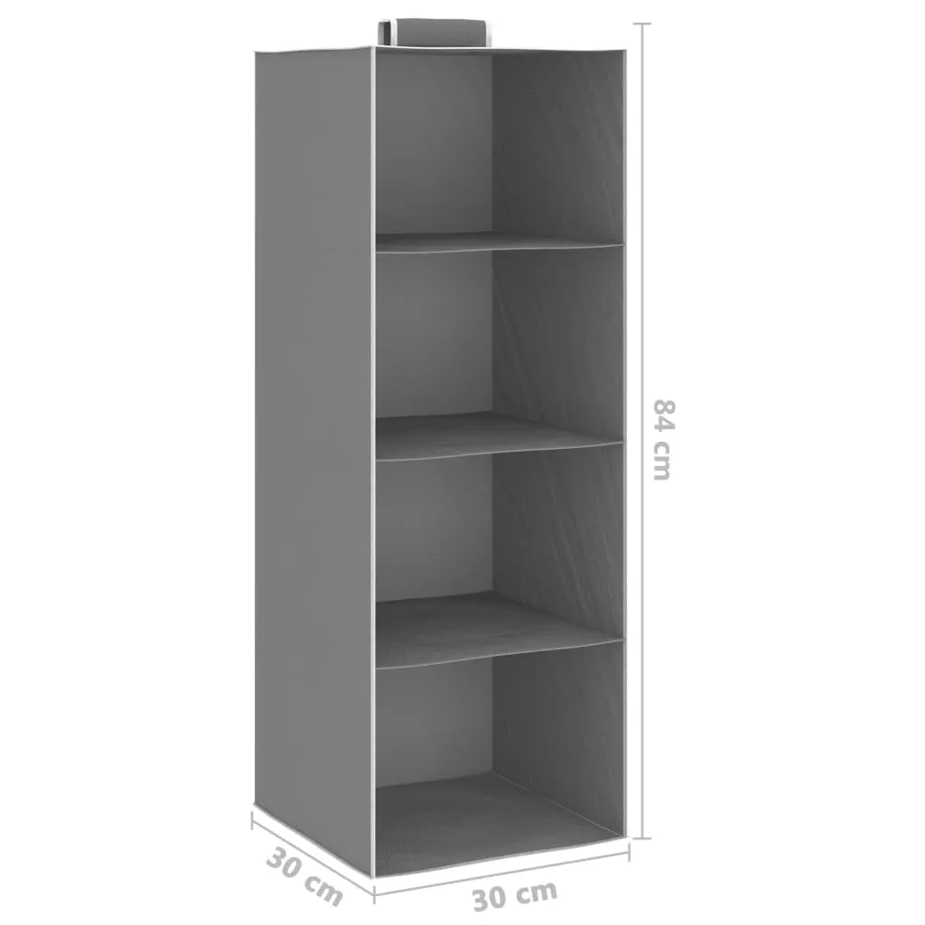 Hanging Closet Organizers Shelf for Coats Blankets Clothing Fabric
