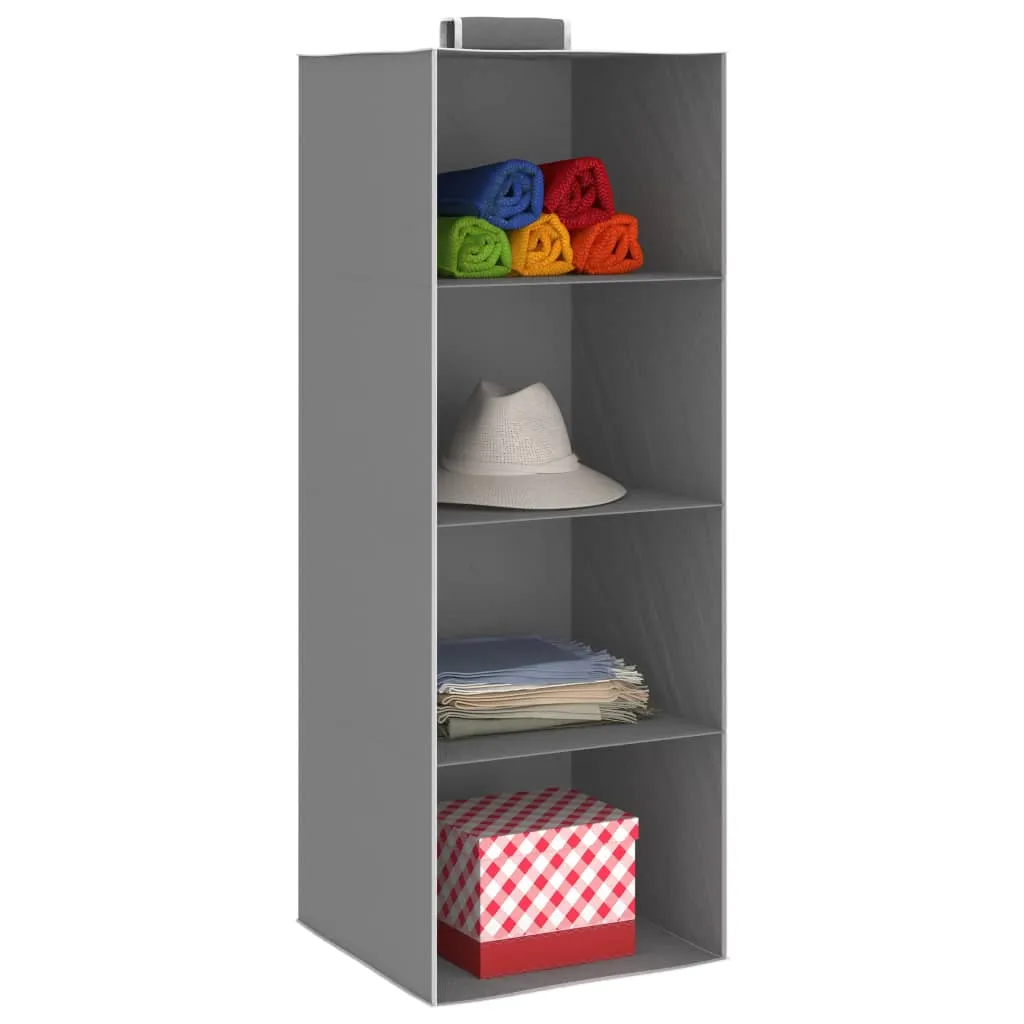 Hanging Closet Organizers Shelf for Coats Blankets Clothing Fabric