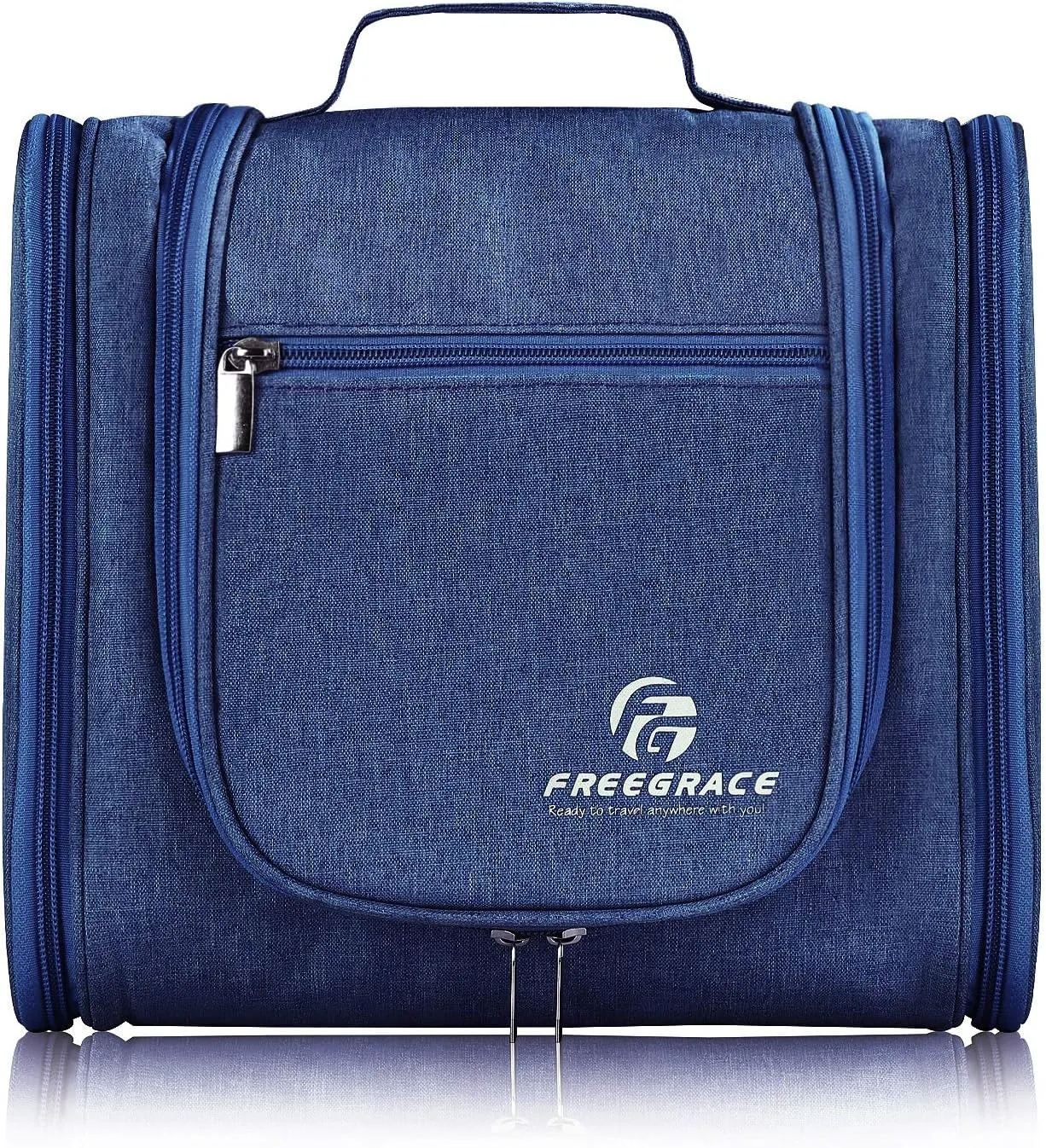 Hanging Toiletry Bag Extra Large Capacity | Premium Travel Organizer Bags For Men And Women | Durable Waterproof Nylon Bathroom, Shower, Makeup Bag For Toiletries, Cosmetics, Brushes