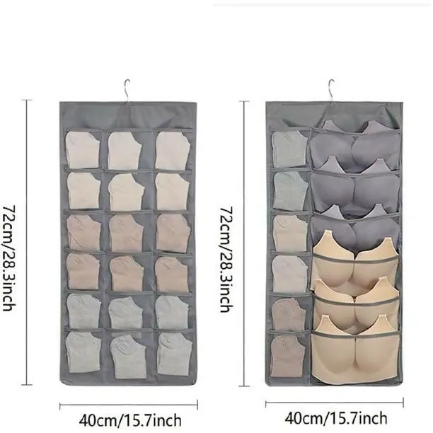 Hanging Wardrobe Organizer for Innerwear & Socks (Multi Colors)