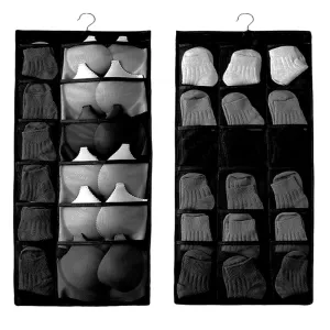 Hanging Wardrobe Organizer for Innerwear & Socks (Multi Colors)