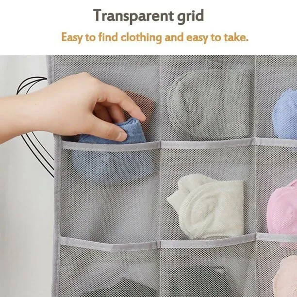 Hanging Wardrobe Organizer for Innerwear & Socks (Multi Colors)