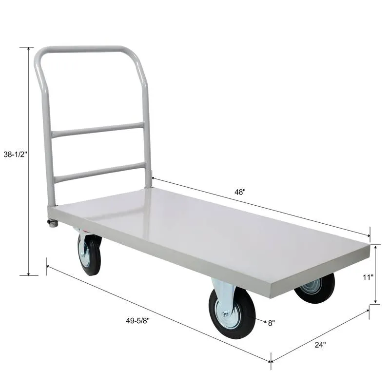 Heavy-Duty Flatbed Dolly Cart