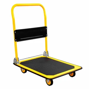 Heavy Duty Foldable Flatbed with Swivel Wheels