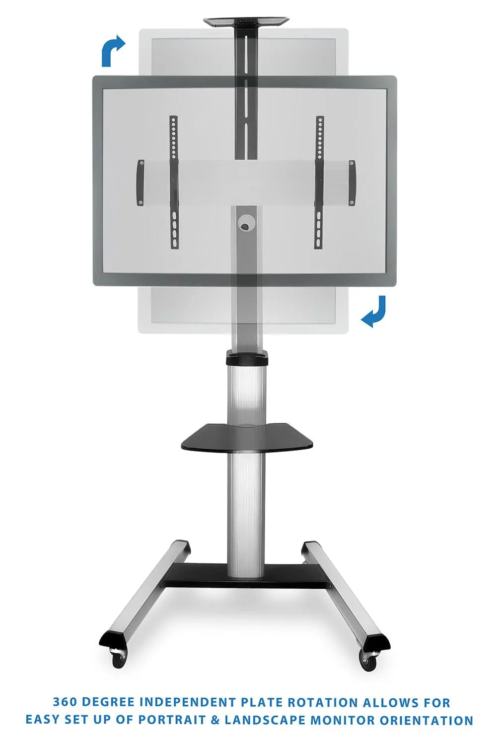 Heavy Duty Mobile TV Cart