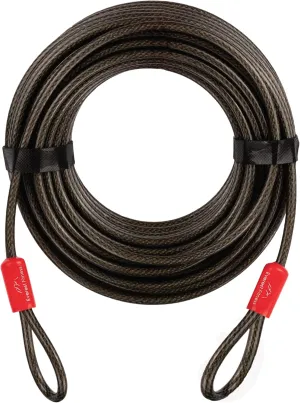 Heavy Duty Security Cable for Bike & Bicycle - 65 ft Universal Steel Looped Cable for Outdoor Generator - Anti Theft Bike Cable Lock for Protection