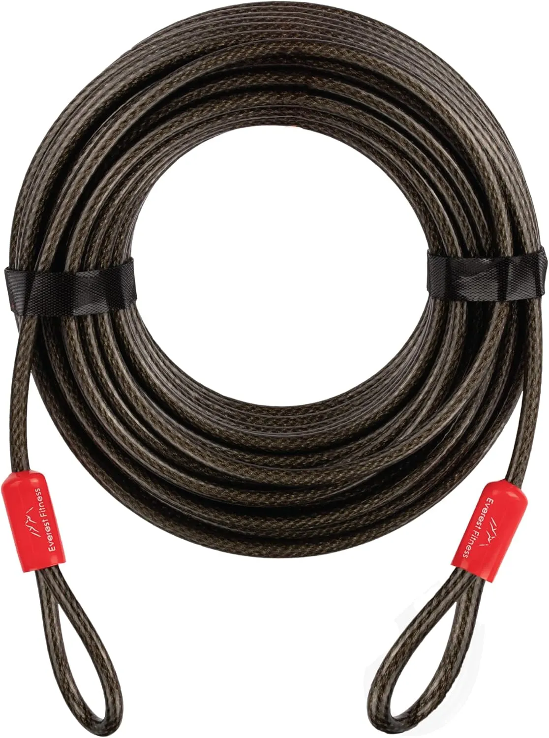 Heavy Duty Security Cable for Bike & Bicycle - 65 ft Universal Steel Looped Cable for Outdoor Generator - Anti Theft Bike Cable Lock for Protection