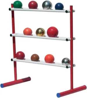 Heavy-Duty Shotput Cart, Holds Up to 30 Shots, Durable & Portable – Easy to Assemble & Disassemble, Sturdy Metal Frame for Training & Competition Use