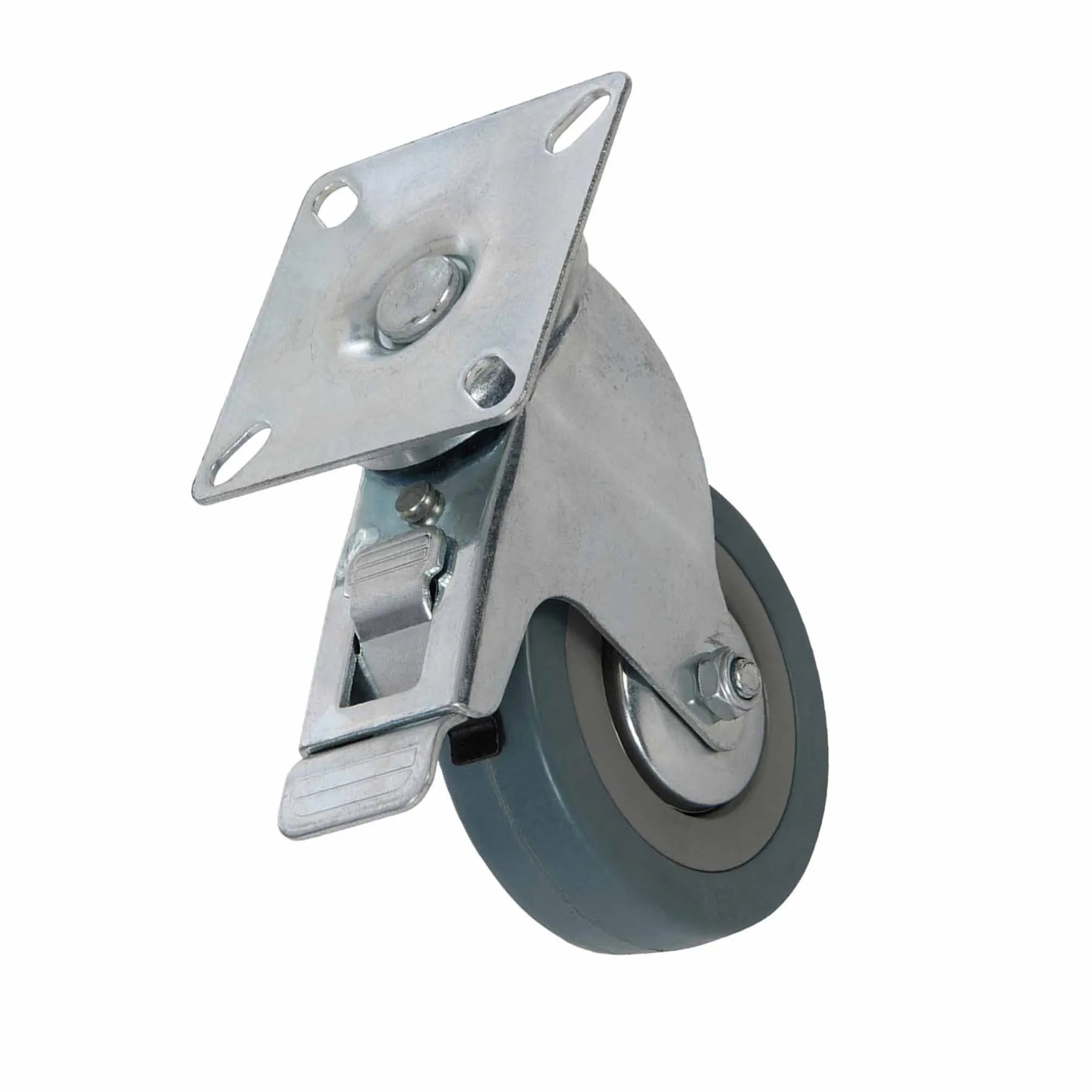 Heavy Duty Swivel Rubber Castor Caster Wheels Cart Wheel 100mm 12 PC