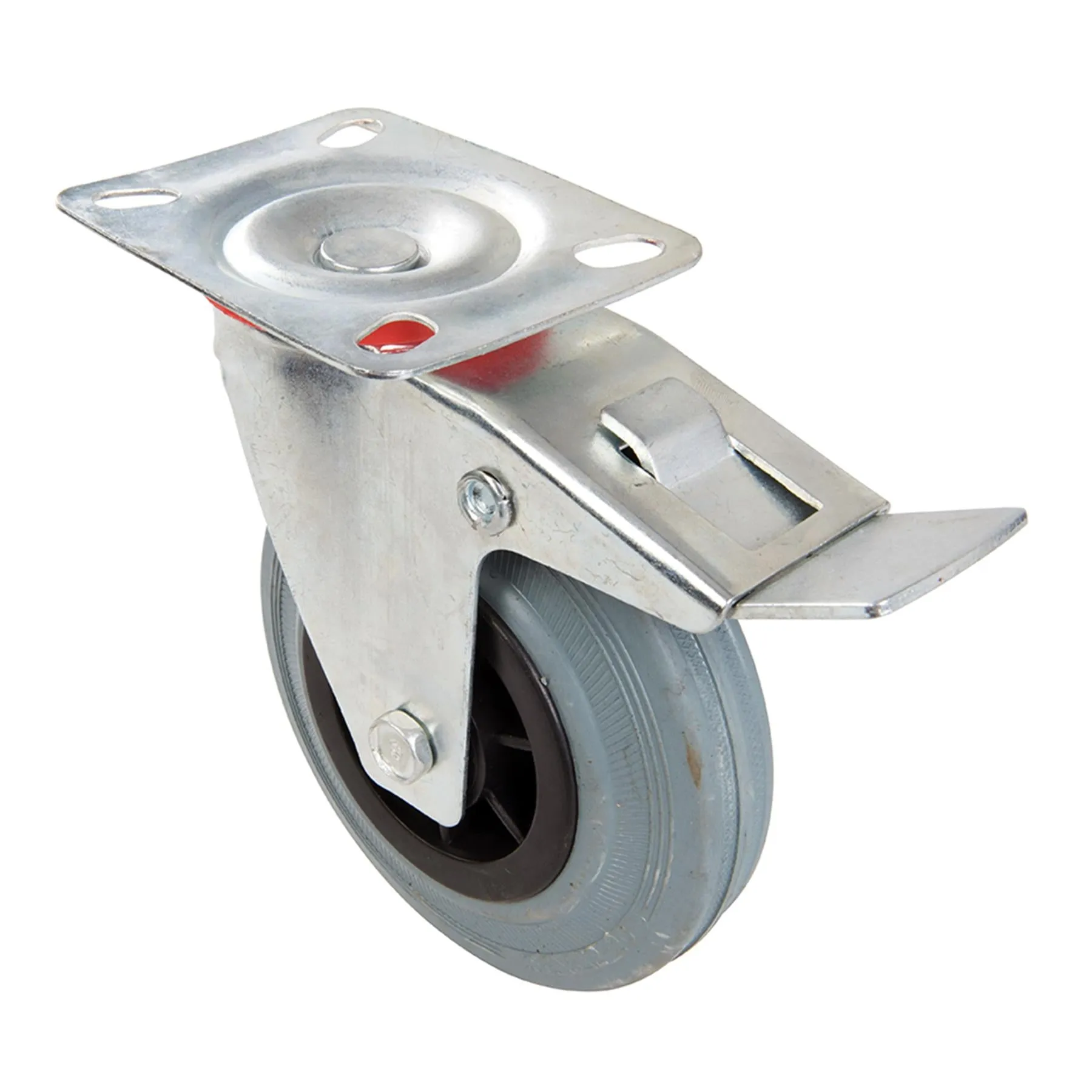 Heavy Duty Swivel Rubber Castor Caster Wheels Cart Wheel 125mm 8 PC
