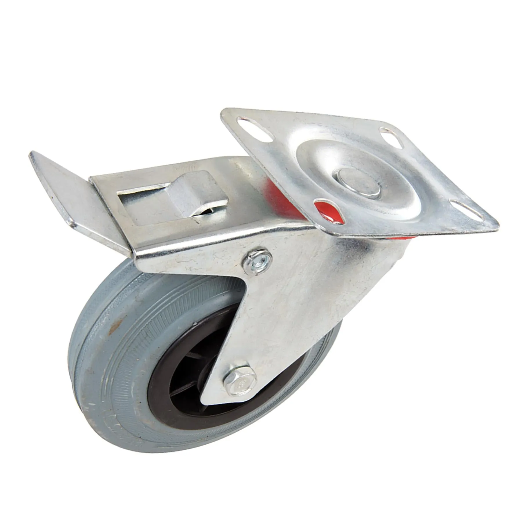 Heavy Duty Swivel Rubber Castor Caster Wheels Cart Wheel 125mm 8 PC