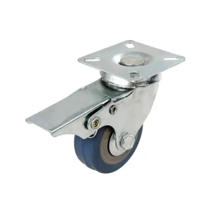 Heavy Duty Swivel Rubber Castor Caster Wheels Cart Wheel 50mm