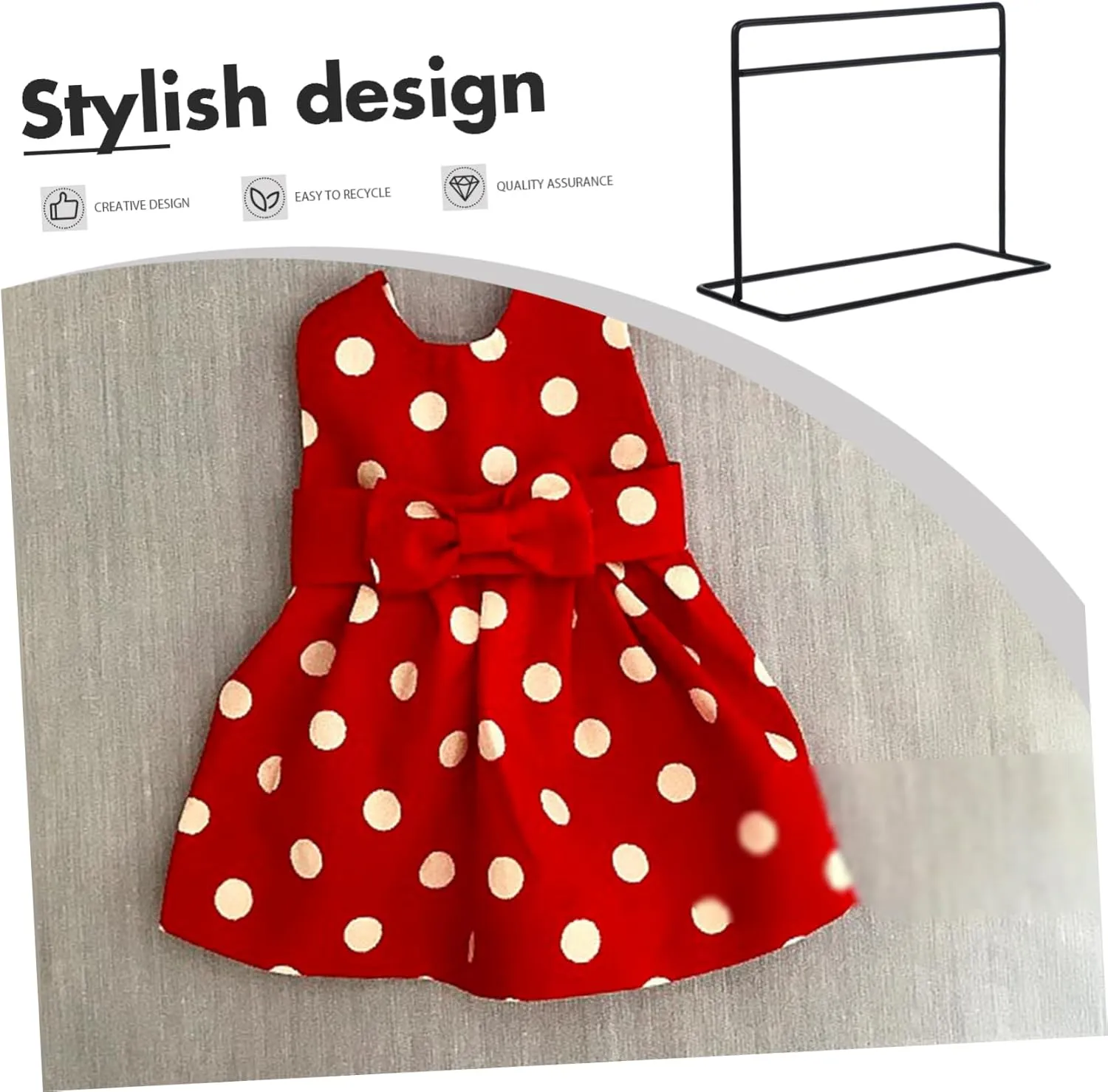 Hemoton 15pcs Miniature Doll Clothes Hanger Garment Rack for Doll Wardrobe Storage Cute Decorative Organizer for Dollhouse Accessories