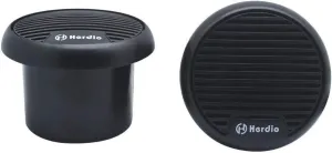 Herdio 3 Inch Waterproof Marine Speakers 2 Way Full Range Audio Stereo System Motorcycle Speaker with MAX Power 140 W (Pair) for Motorcycle,Boat,UTV,ATV,Golf Carts,Powersports,CAR,SPA,Hottub(Black)