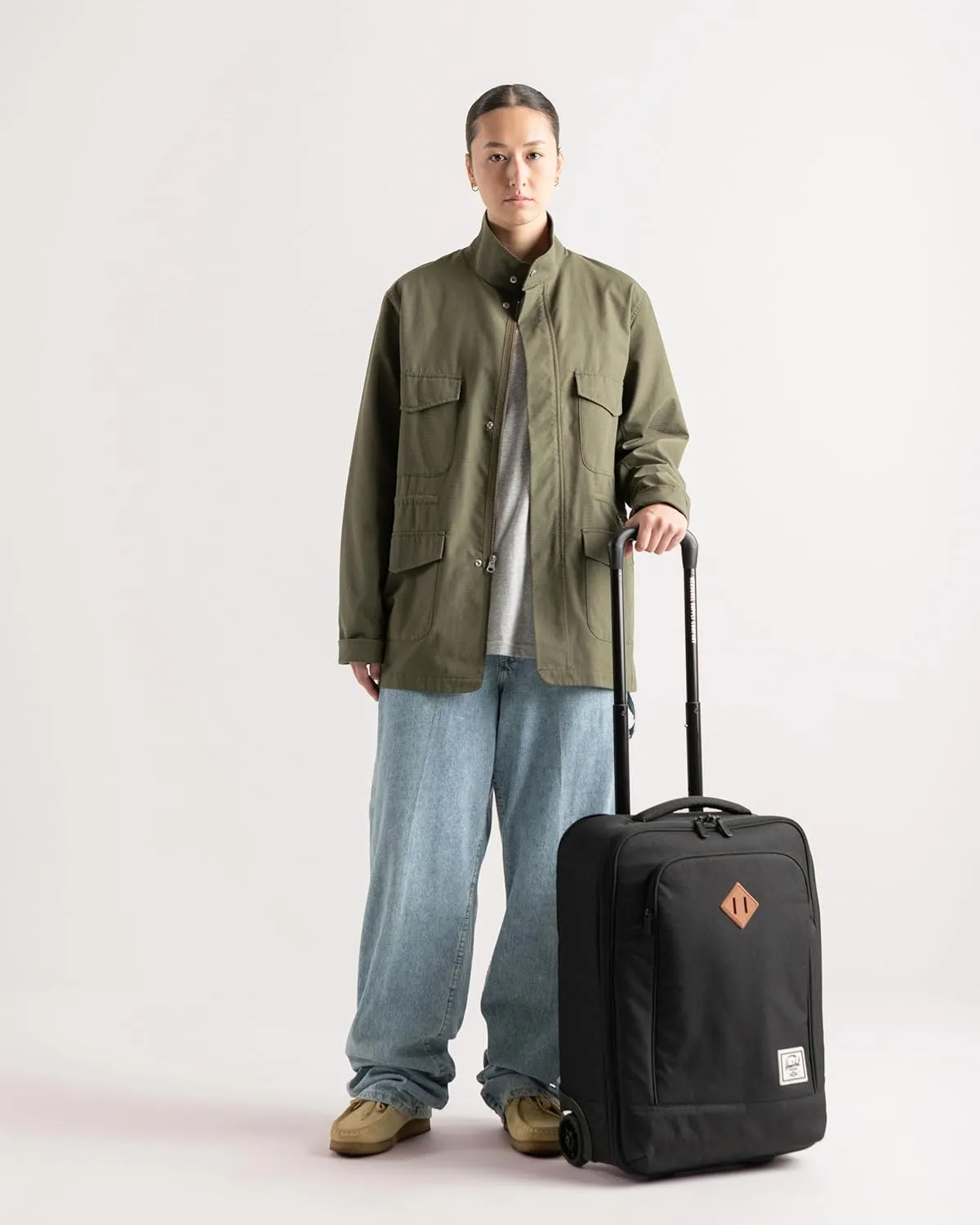 Herschel Supply Co. Heritage Softshell Large Carryon Luggage, Black, Carry on-27L