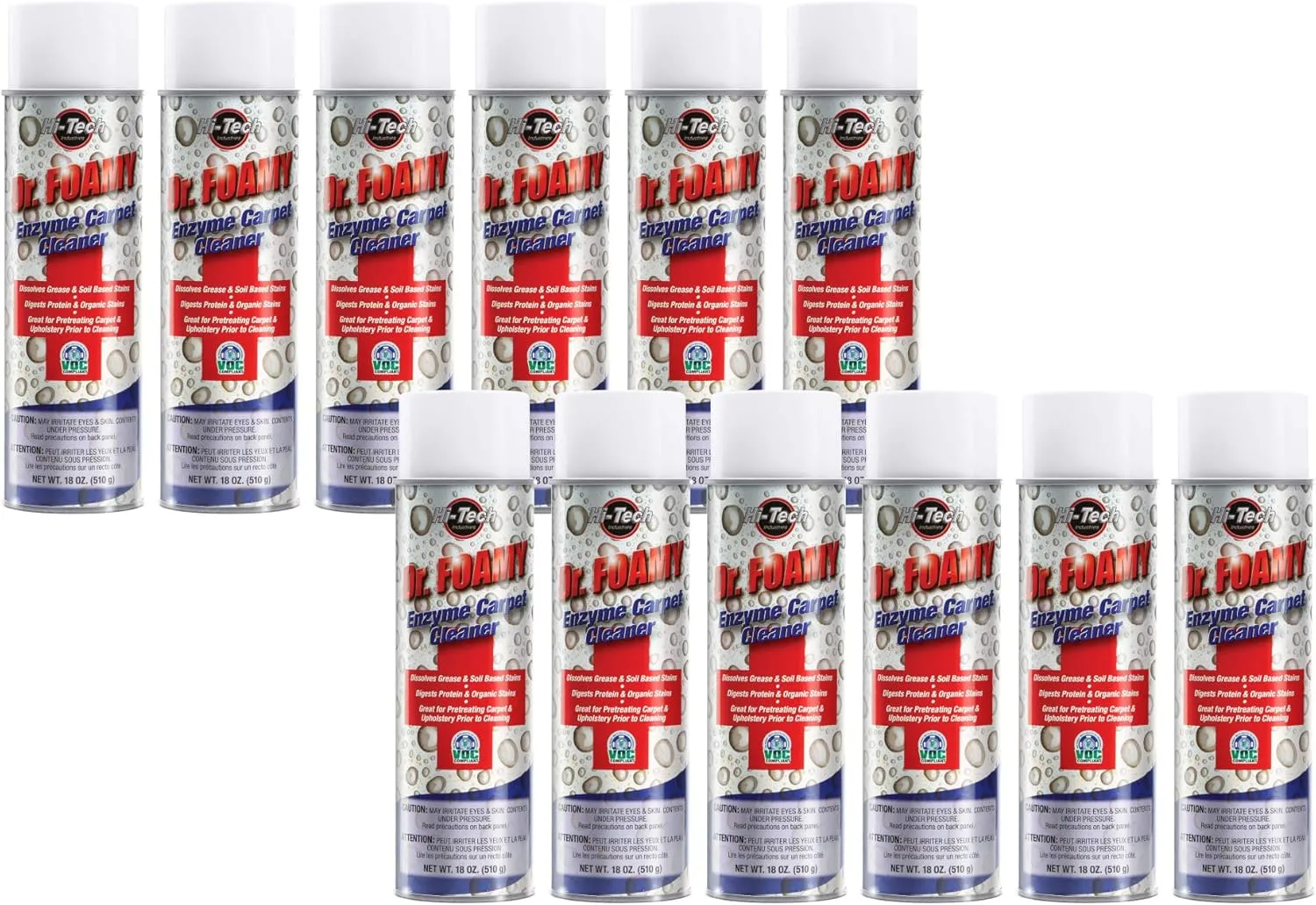 HI-TECH Dr Foamy Enzyme Carpet and Upholstery Cleaner with Upside Down Spray Nozzle (12)