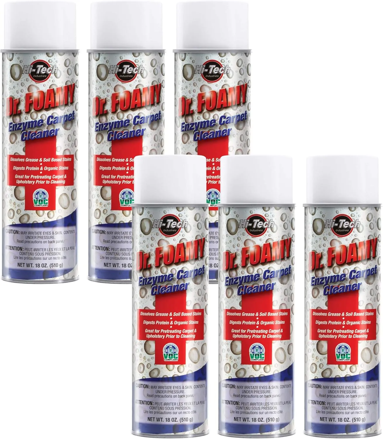 HI-TECH Dr Foamy Enzyme Carpet and Upholstery Cleaner with Upside Down Spray Nozzle (12)