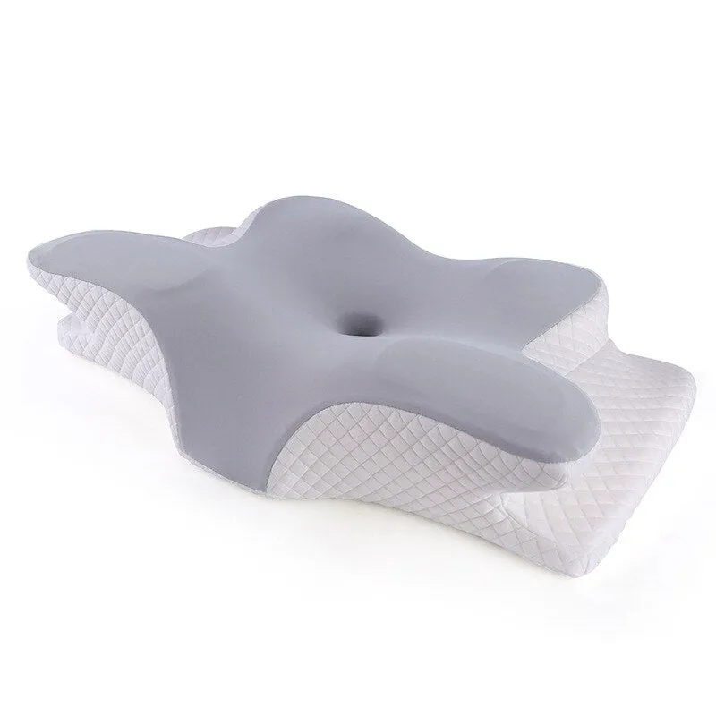 High-Quality Butterfly Memory Foam Cervical Pillow for Neck Pain Relief, Ergonomic Slow Rebound Orthopedic Support for Comfortable Sleep