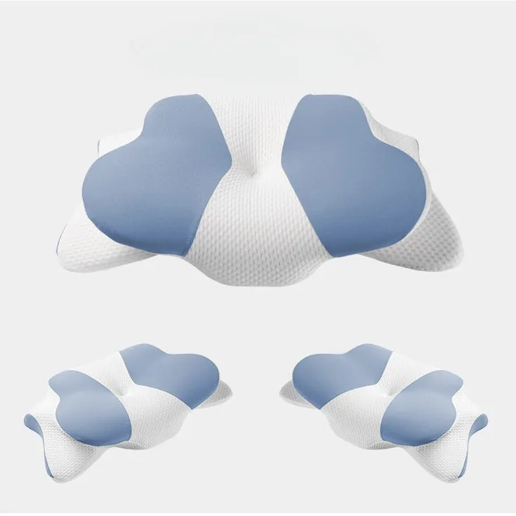 High-Quality Ergonomic Memory Foam Cervical Pillow - Neck & Shoulder Support, Adjustable for Side, Back & Stomach Sleepers, Pain Relief Design for 2024