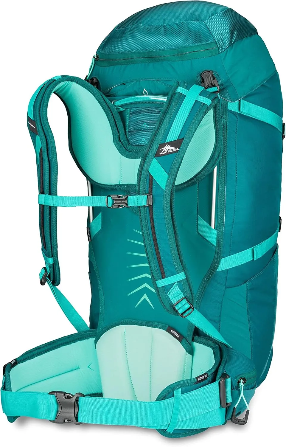 High Sierra Karadon Frame Pack, Jade/Spearmint/Aquamarine, 45 (M-L)