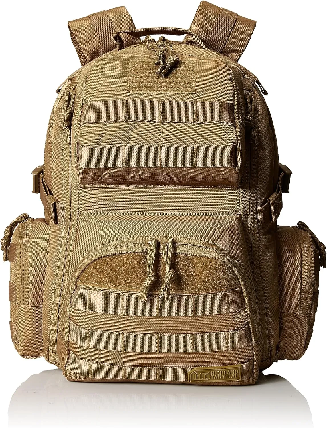 HIGHLAND TACTICAL Laptop, Desert, 15.5" W x 18.2" H x 11.5" D