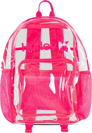 Hurley Clear Backpack, Hyper Pink, O/S