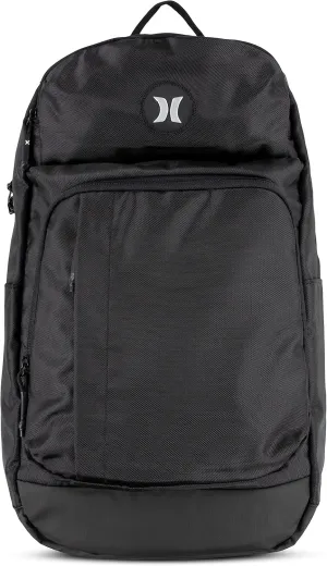 Hurley Mens Classic Backpack, Black/Icon, One Size