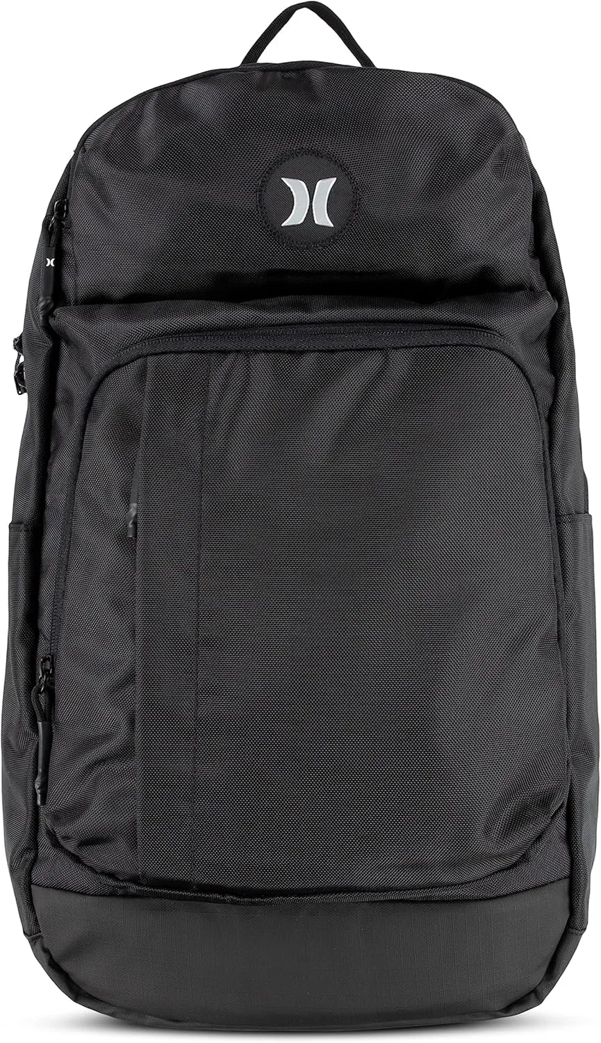 Hurley Mens Classic Backpack, Black/Icon, One Size