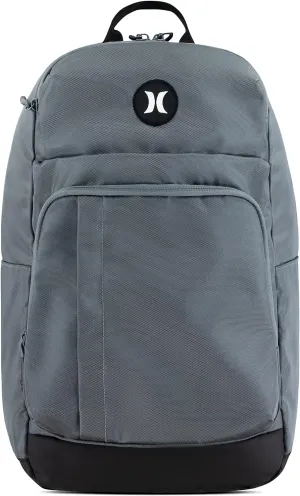 Hurley Mens Classic Backpack, Cool Grey/Icon, One Size