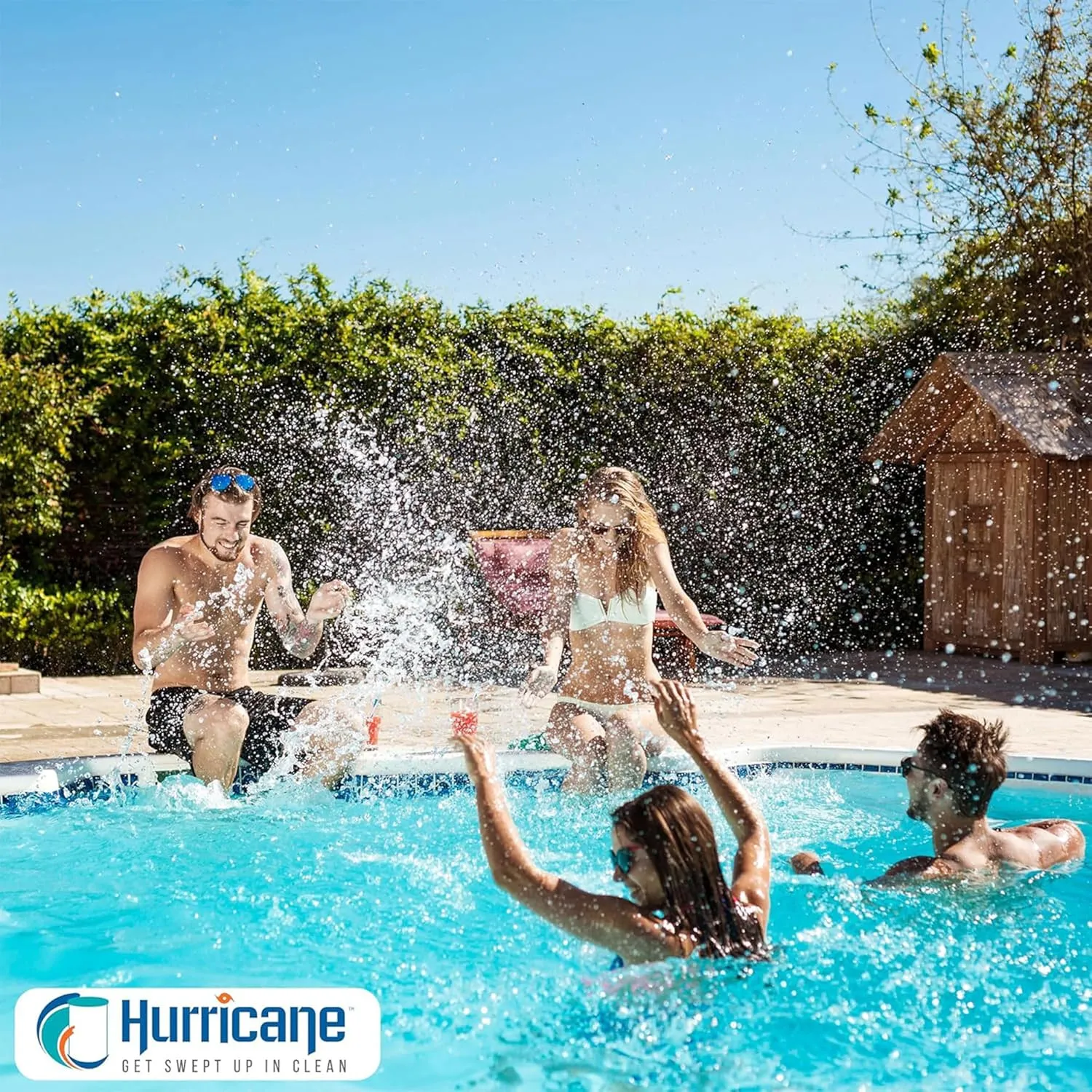 Hurricane Filters 4 Pack HF7482-04 Advanced Pool Filter Cartridge - Replacement for PJAN145, Unicel C-7482, Filbur FC-0820, Jandy Industries CL580, CV580
