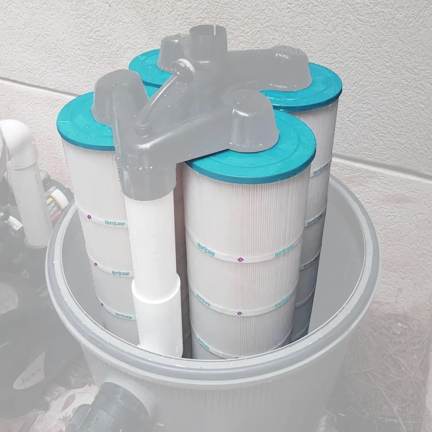 Hurricane Filters 4 Pack HF7483-04 Advanced Pool Filter Cartridge for PA81-4-M, Unicel C-7483, Filbur FC-1225, SwimClear C3030, 3025, 3020, Super-Star-Clear C3000, C3000S, C-570
