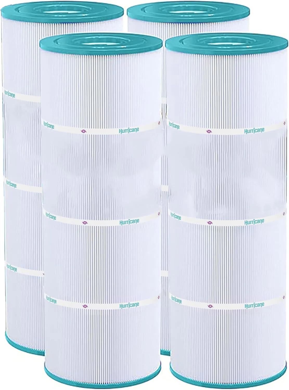 Hurricane Filters 4 Pack HF7483-04 Advanced Pool Filter Cartridge for PA81-4-M, Unicel C-7483, Filbur FC-1225, SwimClear C3030, 3025, 3020, Super-Star-Clear C3000, C3000S, C-570