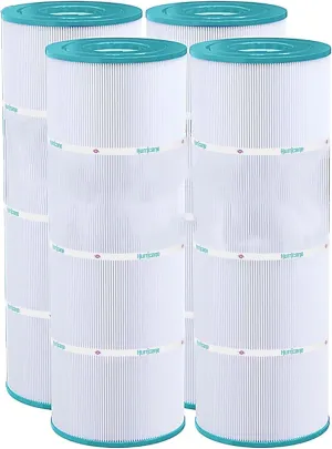 Hurricane Filters 4 Pack HF7483-04 Advanced Pool Filter Cartridge for PA81-4-M, Unicel C-7483, Filbur FC-1225, SwimClear C3030, 3025, 3020, Super-Star-Clear C3000, C3000S, C-570