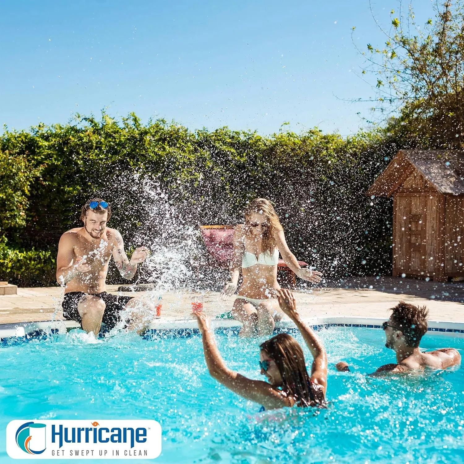 Hurricane Filters 4 Pack HF7487-04 Advanced Pool Filter Cartridge - Replacement for PA100N, Unicel C-7487, Filbur FC-1270, Hayward Super-Star-Clear C4000, SwimClear C4020