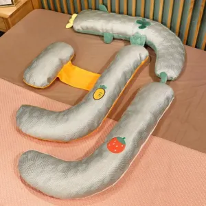 Ice Silk Rattan Pregnancy Pillow – Ergonomic Comfort for Moms