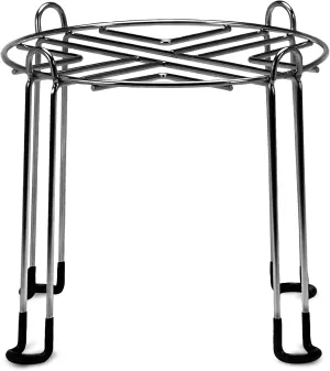 Impresa Extra Tall Water Filter Stand for Berkey 8" Tall by 9" Wide, Countertop Stainless Steel Stand for Most Medium Gravity Fed Water Coolers - Fills Tall Glasses, Pitchers, Pots with Water