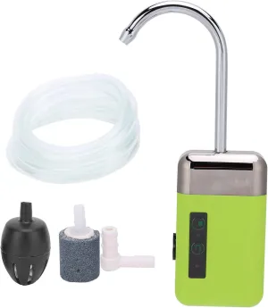 Induction Pumping Aerator, Sensing Oxygen Pump Smart Lighting Aeration Fishing Gear for Fishing Hands Washing 210