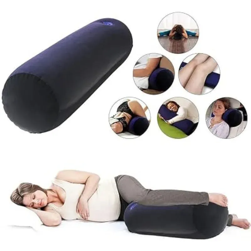 Inflatable Love Pillow Sex Car Travel Bed Cushion Sexy Adult Magic Love Games Toys Multifunctional Fun Pillow For Couples Blue