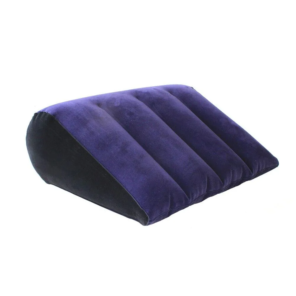 Inflatable Love Pillow Sex Car Travel Bed Cushion Sexy Adult Magic Love Games Toys Multifunctional Fun Pillow For Couples Blue