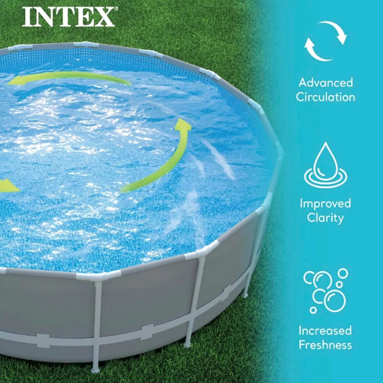 Intex 26651EG 3,000 GPH Above Ground Pool Sand Filter Pump with Automatic Timer