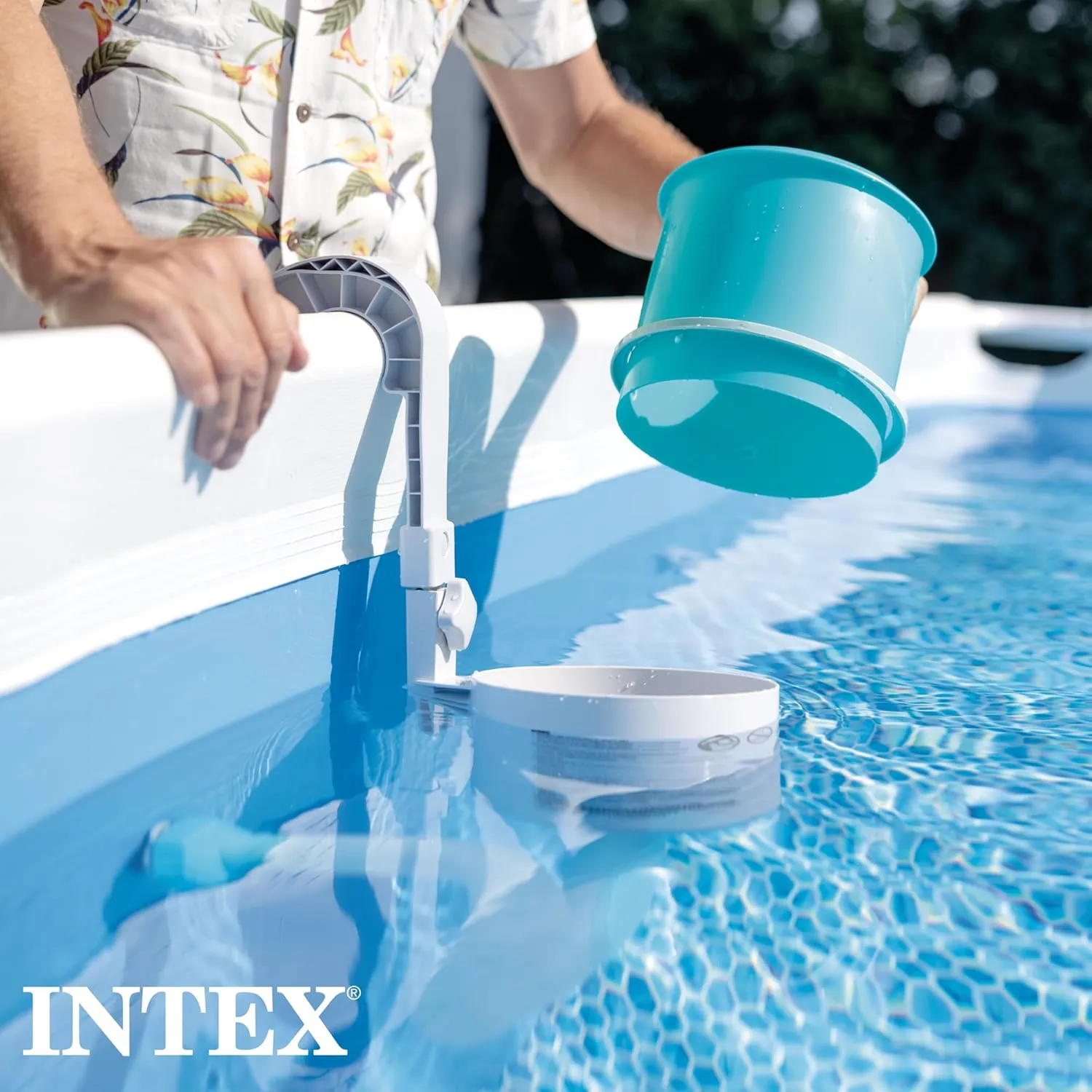 Intex Deluxe 800 GPH  Wall-Mounted Swimming Pool Surface Automatic Skimmer