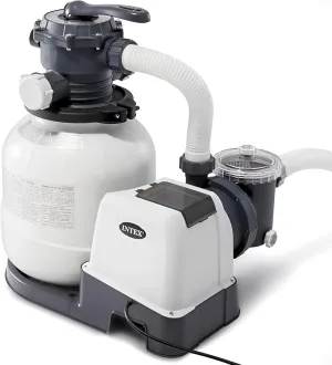 Intex SX2100 Krystal Clear Sand Filter Pump for Above Ground Pools: 2100 GPH Pump Flow Rate – Improved Circulation and Filtration – Easy Installation – Improved Water Clarity – Easy-to-Clean