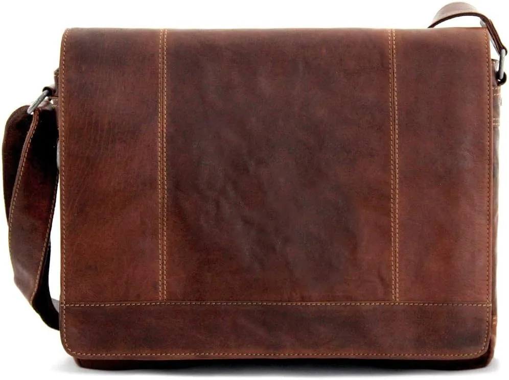 Jack Georges Voyager Full-Size Messenger Bag #7315