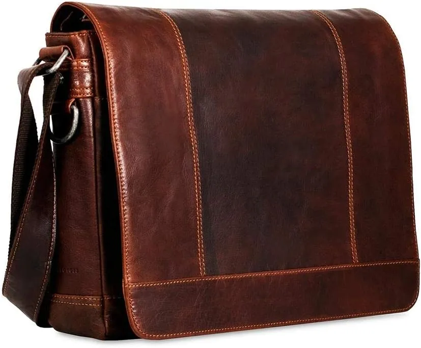 Jack Georges Voyager Full-Size Messenger Bag #7315